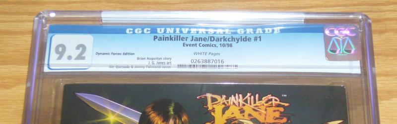 Painkiller Jane/Darkchylde #1 CGC 9.2 dynamic forces omnichrome COA (373/10000) 