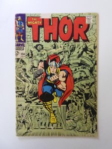 Thor #154 (1968) VG+ condition tape pull front cover