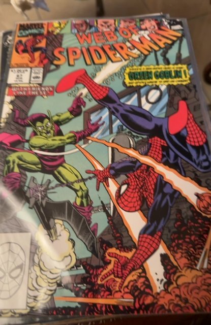 Web of Spider-Man #67 (1990) Spider-Man 