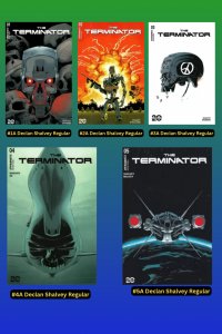 The Terminator #1-10, Cvr A Dynamite Comics Complete Series Shalvey Lot