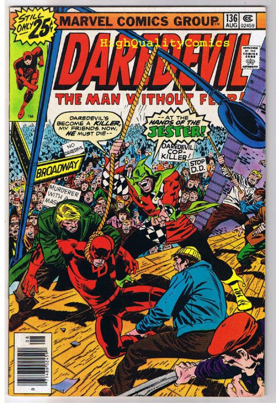 DAREDEVIL #136, VF, Hanging for a Hero, Jester, 1964, more DD in store