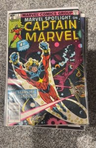 Marvel Spotlight #1 Newsstand Edition (1979) Captain Marvel 