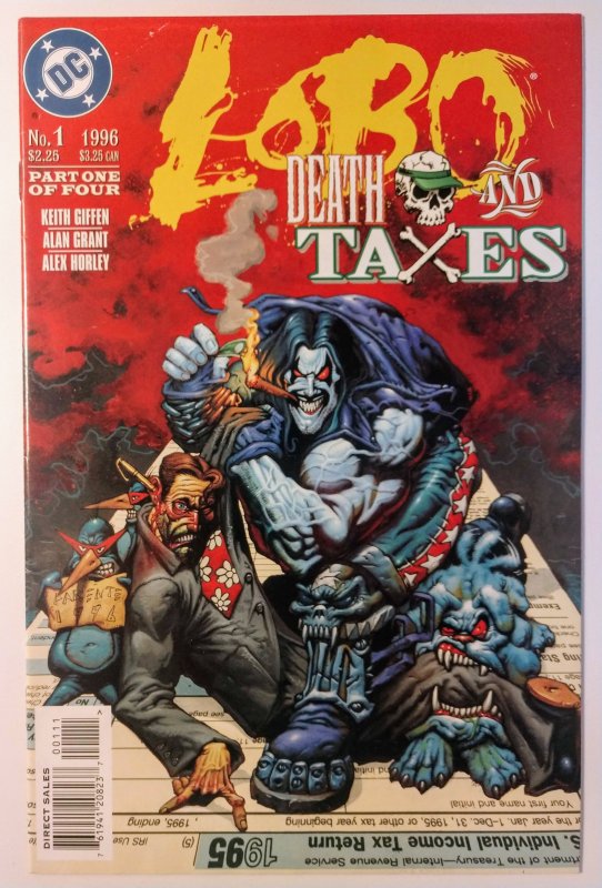 Lobo: Death and Taxes #1 (8.5, 1996)