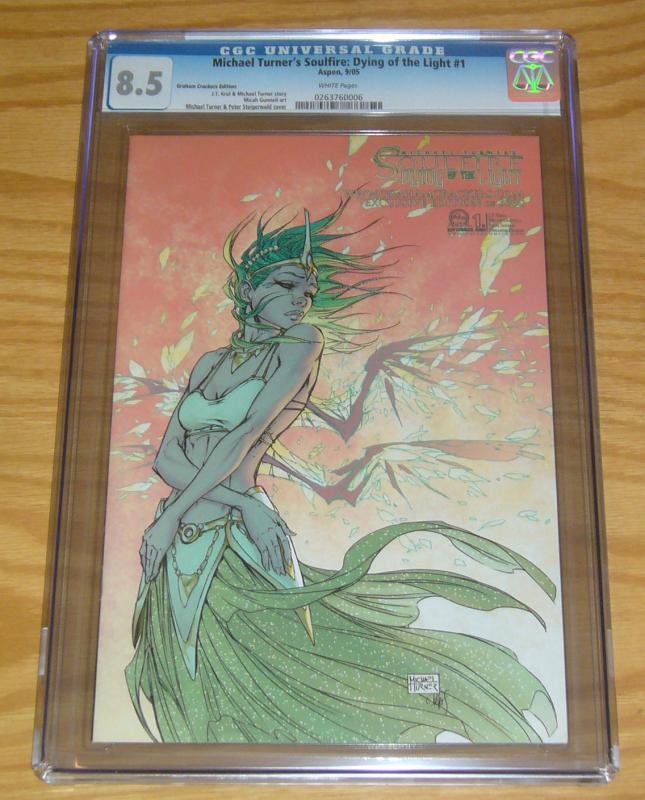 Michael Turner's Soulfire Dying of the Light #1D CGC 8.5 graham crackers variant