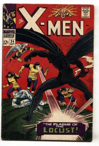 X-MEN #24--1966--marvel--comic book--silver-age--VG/FN