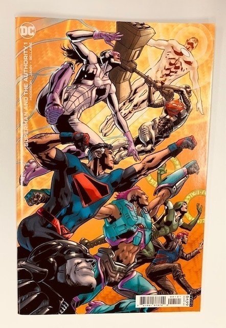 SUPERMAN AND THE AUTHORITY #1B Grade 8.5/VF+ Bryan Hitch Variant Cover