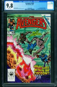 AVENGERS #263 CGC 9.8 NM-Jean Grey/Cocoon 1038019002