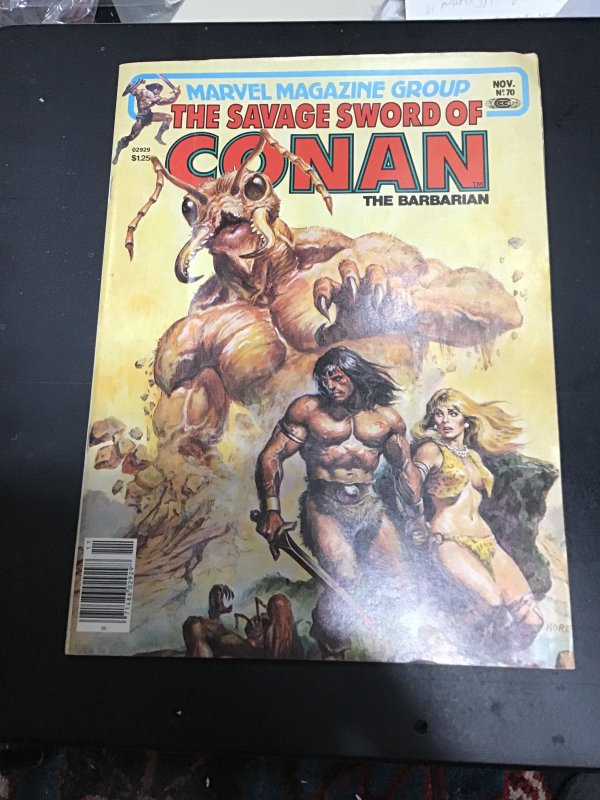 The Savage Sword of Conan #70 (1981) John Buscema. Art! Mid-High-Grade! FN/VF