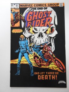 Ghost Rider #81 Direct Edition (1983) Sharp VF+ Condition Final Issue of Series!