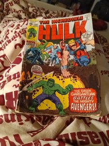 Incredible Hulk 128 Comic Hulk vs Avengers App Black Panther Herb Trimpe Art