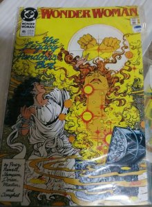 WONDER WOMAN # 45 1990 DC george PEREZ  pandoras box