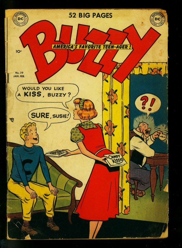 Buzzy #29 1950- Dc Teenage Humor- Golden Age- G