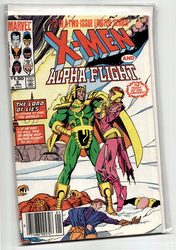 X-Men/Alpha Flight #2 (1986) Alpha Flight