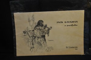 1969 JACK GAUGHAN St Louiscon Portfolio w/ 4 Prints