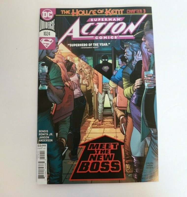 2020 DC Action Comics #1024 Superman Brian Michael Bendis John Romita Jr