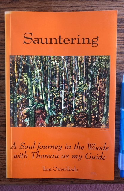 Sauntering..A soul – journey in the woods with Thoreau  as my guide,signed