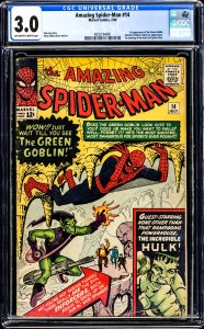 The Amazing Spider-Man #14 (1964) CGC Graded 3.0 (1964)
