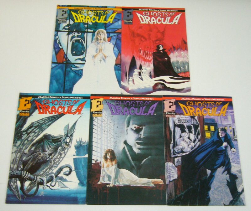 Ghosts of Dracula #1-5 VF/NM complete series - eternity comics set lot 2 3 4 