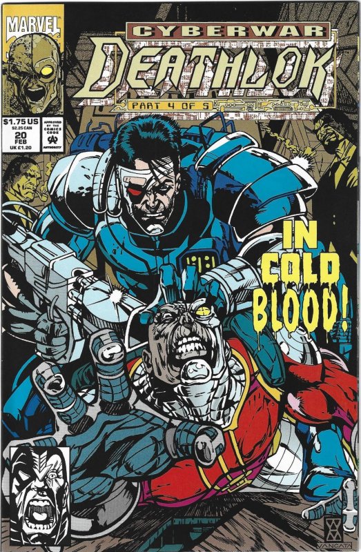 Deathlok #18 through 21Direct Edition (1992)