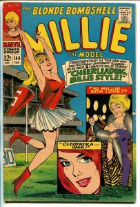 Millie The Model #145 1967-Marvel-Cheerleader cover-fashion-paper dolls-VG+