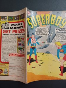 Superboy #80 - Superboy meets Supergirl - 1960 - VG