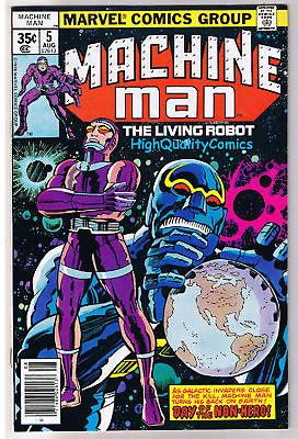 MACHINE MAN #5, Jack Kirby, Living Robot, 1978, VF/NM