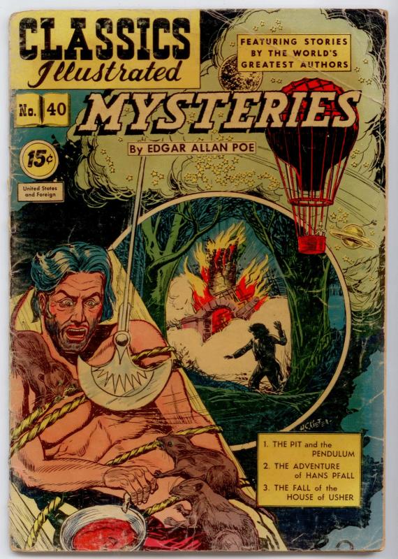 Classics Illustrated - Mysteries #40 HRN 92 GD/VG 3.0