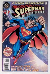Superman: The Man of Tomorrow #1 (Summer 1995, DC) VF+