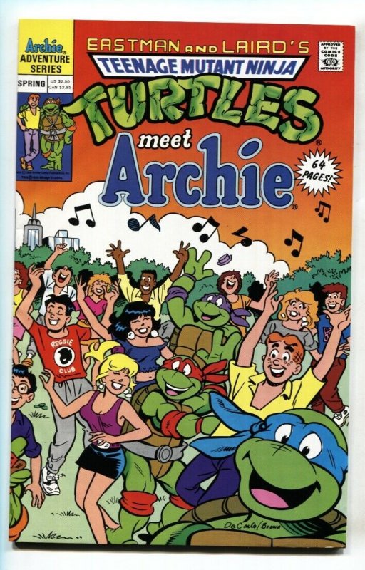 TEENAGE MUTANT NINJA TURTLES ADVENTURES SPECIAL 1991 Meet Archie-comic book