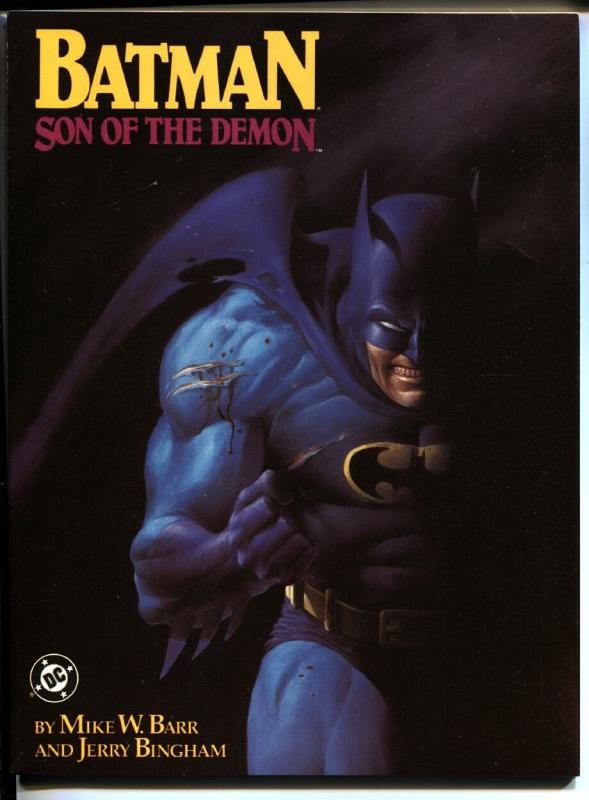 BATMAN: Son of Demon 1987 HTF First Print Graphic Novel