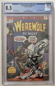 (1975) WEREWOLF BY NIGHT #32 1ST Appearance MOON KNIGHT CGC 8.5 OW/WP!