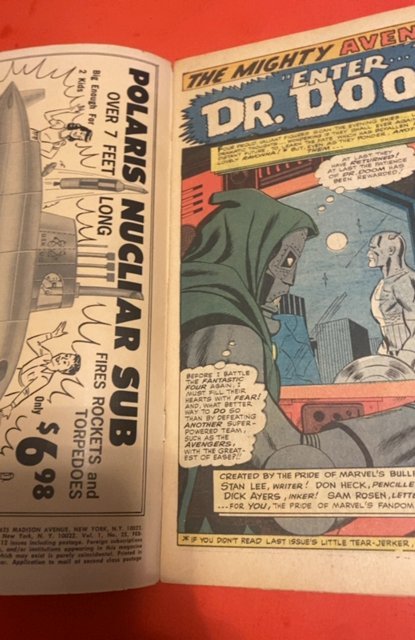 The Avengers #25 (1966) victor doom vs avengers