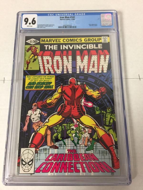 Iron Man 141 Cgc 9.6 White Pages 