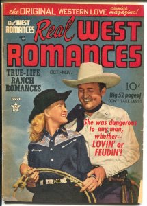 Real West Romances  # 1949-Severin-Elder-Jack Kirby-Whip Wilson-Reno Browne-VG