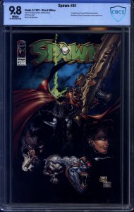 Spawn #61 CBCS 9.8 McFarlane, Capullo, Wolf, 1st Jessica Priest (She-Spawn)Clown