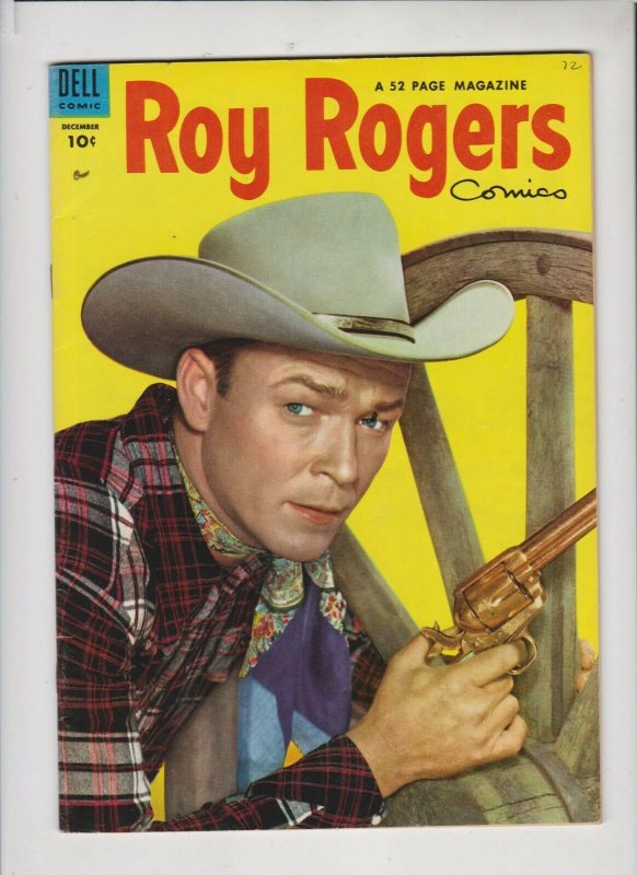 ROY ROGERS 72 1953 DELL /  GOLD / VF CONDITION