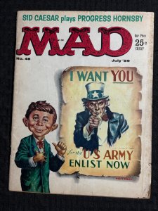 1959 MAD Magazine #48 VG- 3.5 Alfred E Newman / Uncle Sam Wants You