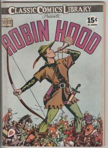 Classics Comics Library #7 (Jun-44) FN Mid-Grade Robin Hood, Maid Marrion, Fr...