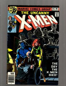 (Uncanny) X-Men # 114 FN Marvel Comic Book Beast Angel Cyclops Magneto SM19