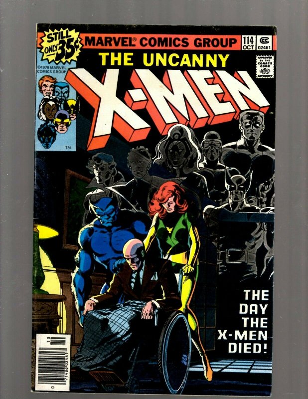 (Uncanny) X-Men # 114 FN Marvel Comic Book Beast Angel Cyclops Magneto SM19