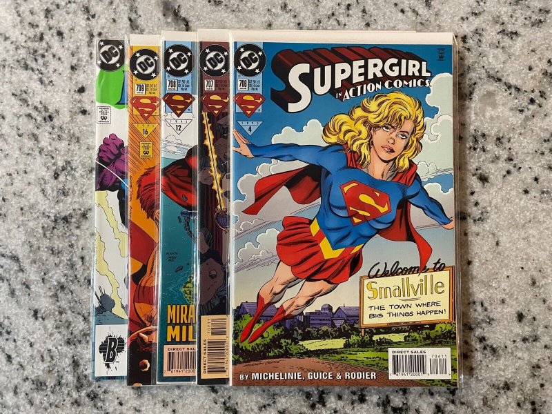 5 Action Comics Feat. Superman DC Comic Books # 706 707 708 709 ANN 5 NM 28 J867