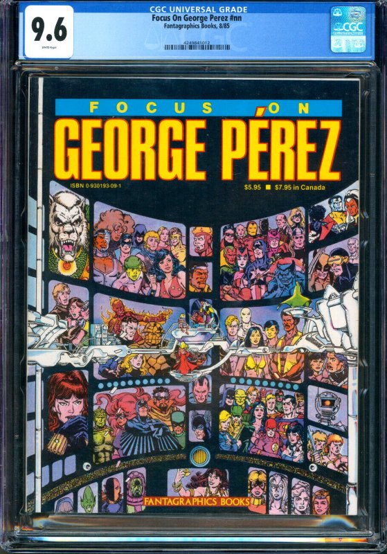 Focus on George Perez Fantagraphics Books 1985 CGC 9.6