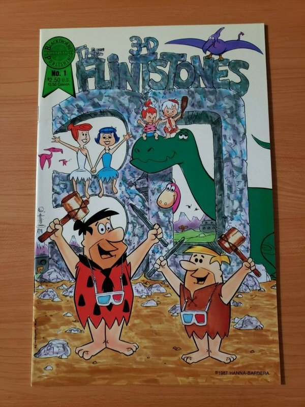 Flintstones 3-D #1 Blackthorne 3-D series #19 ~ NEAR MINT NM ~ 1987 Comic