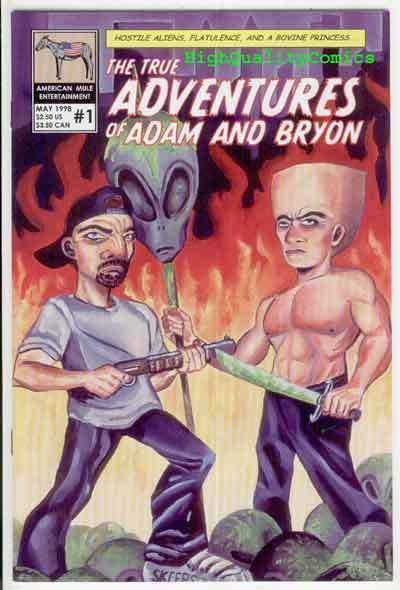 TRUE ADVENTURES OF ADAM & BRYON #1, NM, Aliens, Farts, more indies in store