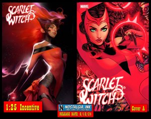 SCARLET WITCH #1 CVR A + 1:25 LOZANO VAR SET 2024 PRESALE PROSHIPS 6/12