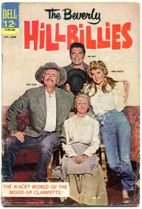 BEVERLY HILLBILLIES #1, VG-, Buddy Ebsen, Clampetts, Donna Douglas, Baer, 1963