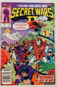 Secret Wars 2 #5 VF 8.0 1985 Newsstand First Of Appearance Boom Boom! Minor Key