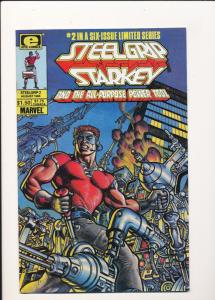 Epic Comics-Set of 6 - STEEL GRIP Starkey #1-#6 F/VF(SIC661)