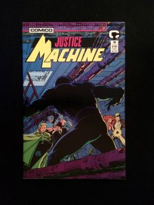 Justice Machine #14  Comico Comics 1988 VF+