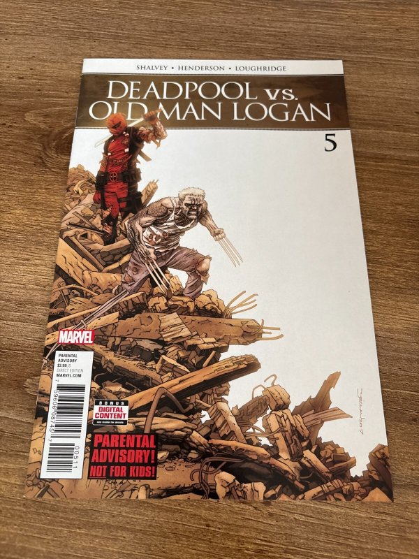 Lot Of 5 Deadpool Vs. Old Man Logan Marvel Comic Books # 1 2 3 4 5 NM 3 J430
